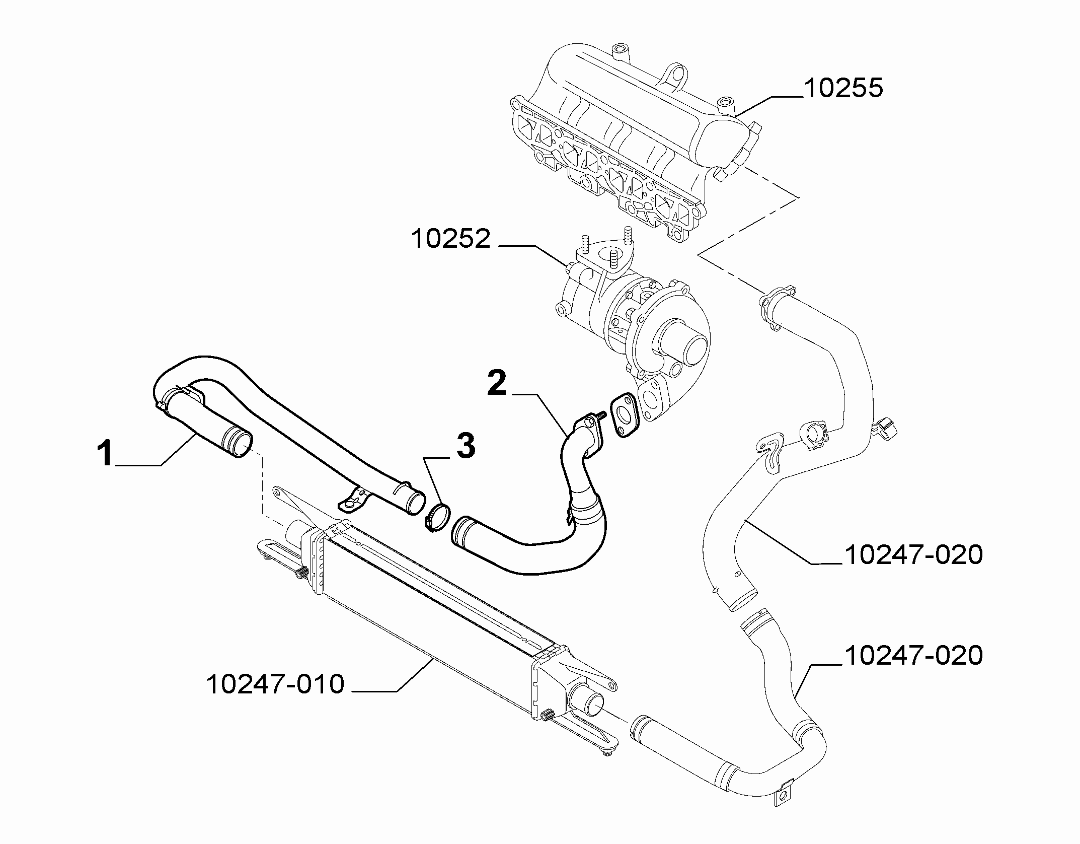 10247-030 TURBINE COOLER PIPING