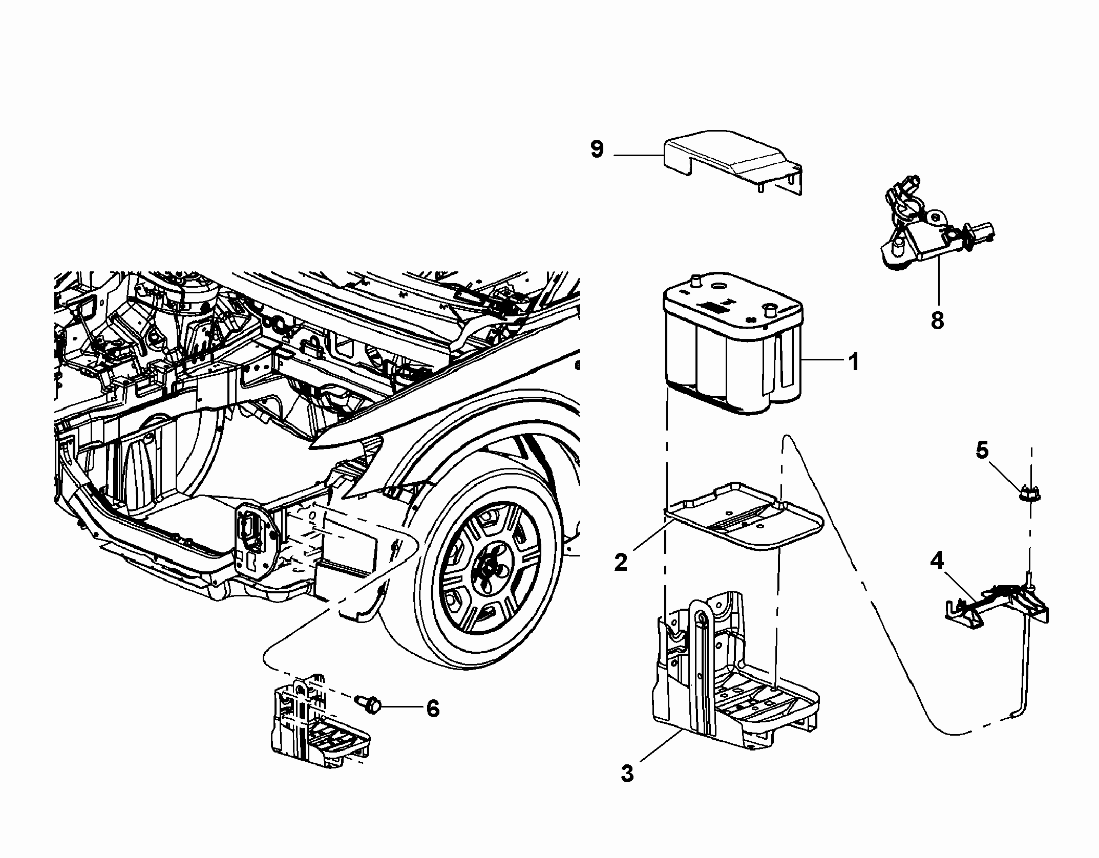55300-010 BATTERY AND CASE