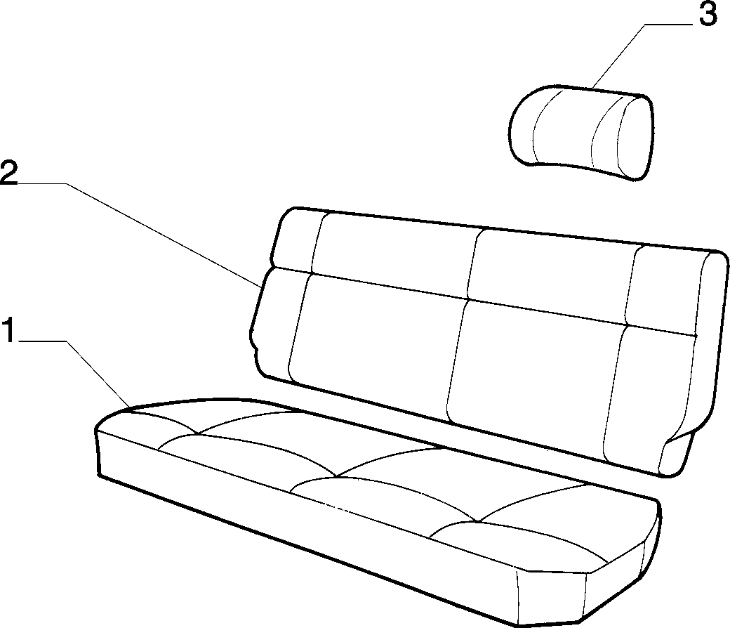 70615/01 REAR SEAT LINING