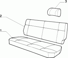 70615/01 REAR SEAT LINING