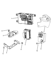 55502-040 REMOTE CONTROL  DOOR LOCK