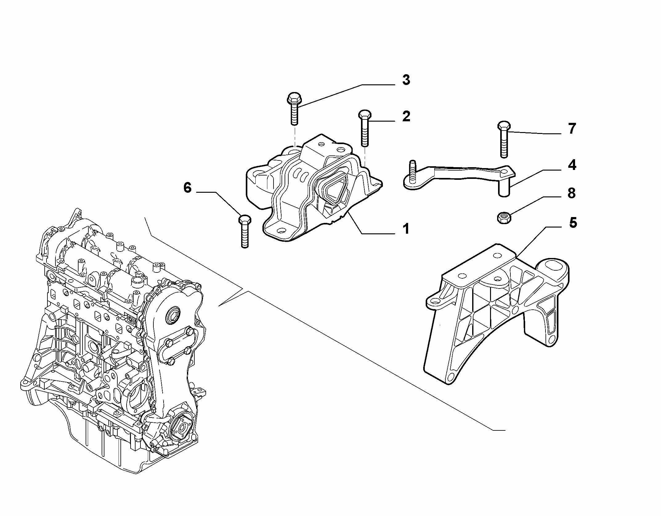 10002-020 GEARBOX INLET SCREW ANCHOR SUSPENSION
