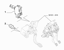 18103-030 HYDRAULIC CLUTCH RELEASE CONTROL SWITCH