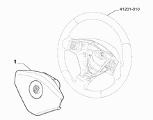 55508-010 DRIVERS AIRBAG