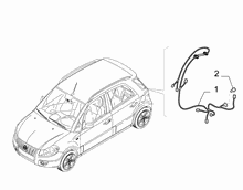 55526-025 TRUNK/REAR DOOR WIRING SET