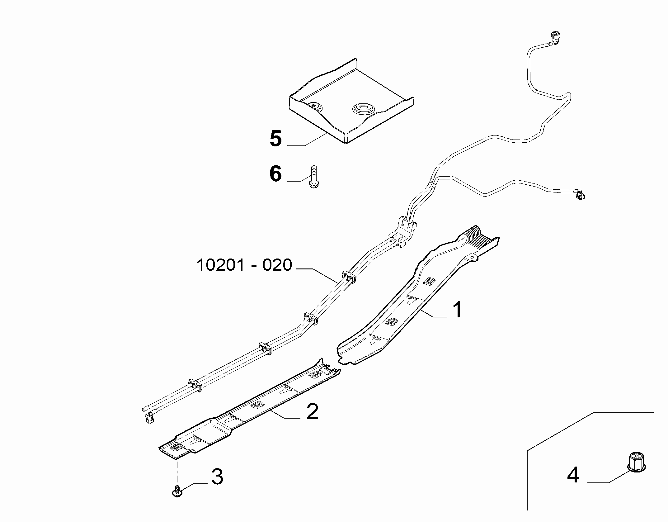10201-050 FUEL PIPE GUARDS