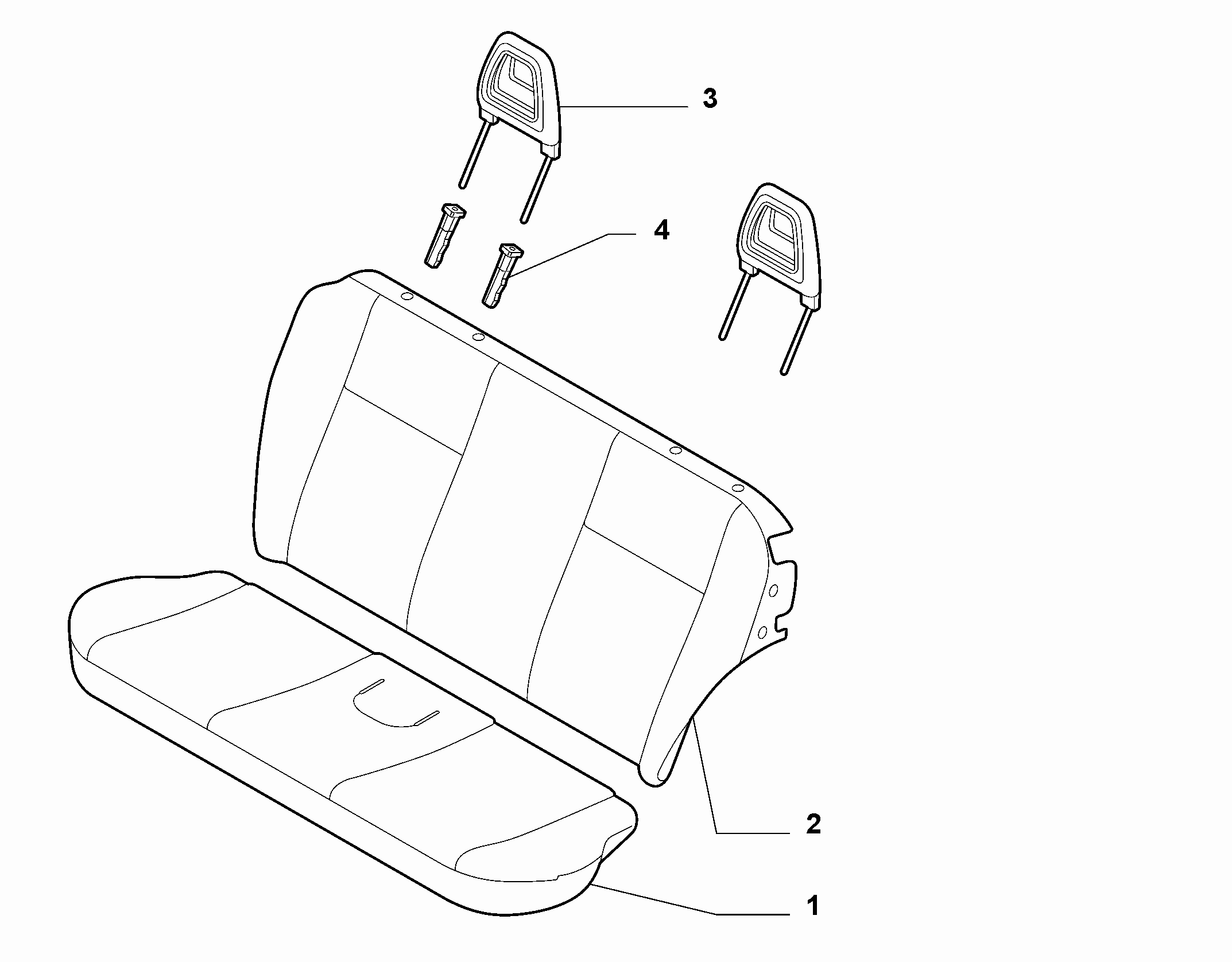 70615/00 REAR SEAT LINING