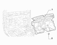 70522-020 PASSENGER COMPARTMENT INSULATION AND PADDING