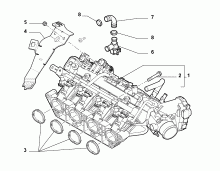 10255-010 INTAKE MANIFOLD AND BUTTERFLY CLIPS