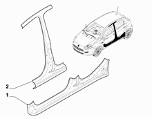 70019-025 SIDE PANEL (CENTRAL)