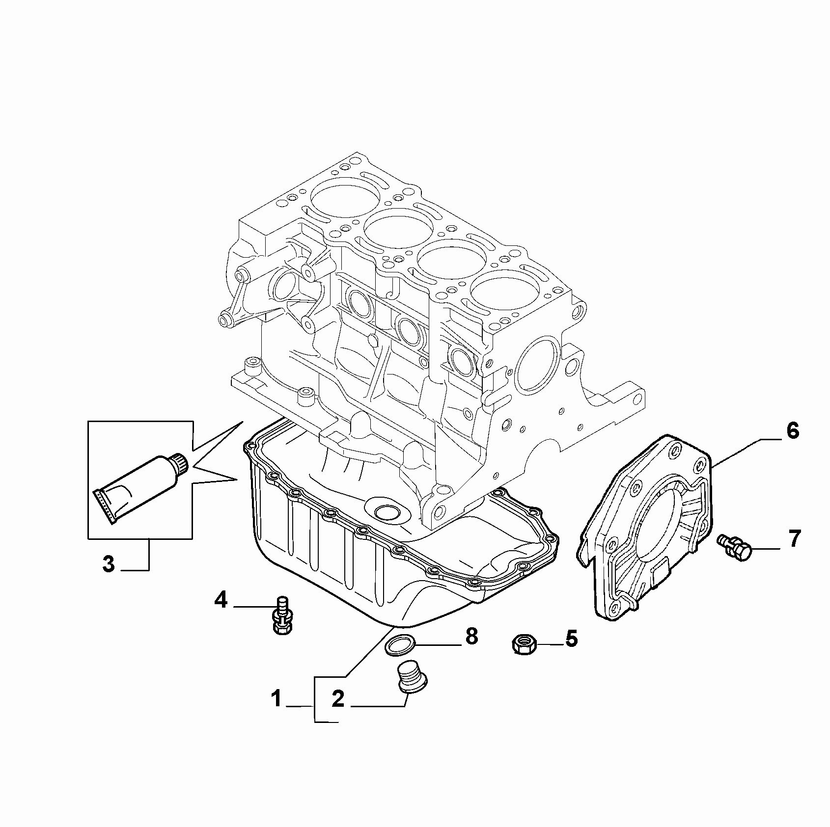 10102-010 OIL CAP AND FLOOR PANEL COVER