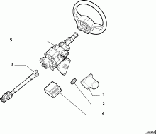 46833923 ELECTRIC POWER STEERING SHAFT