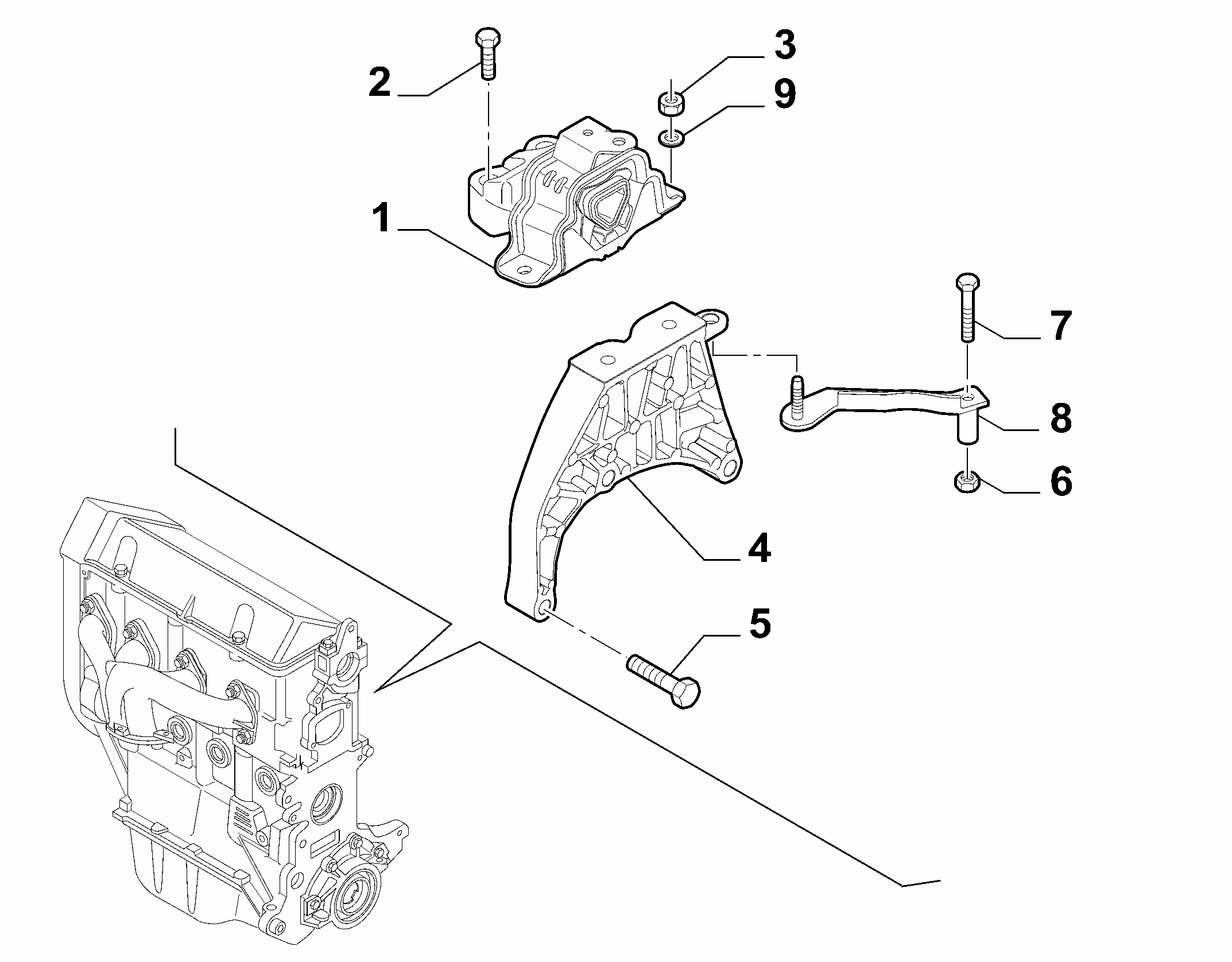 10002-020 GEARBOX INLET SCREW ANCHOR SUSPENSION
