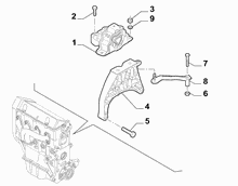 10002-020 GEARBOX INLET SCREW ANCHOR SUSPENSION