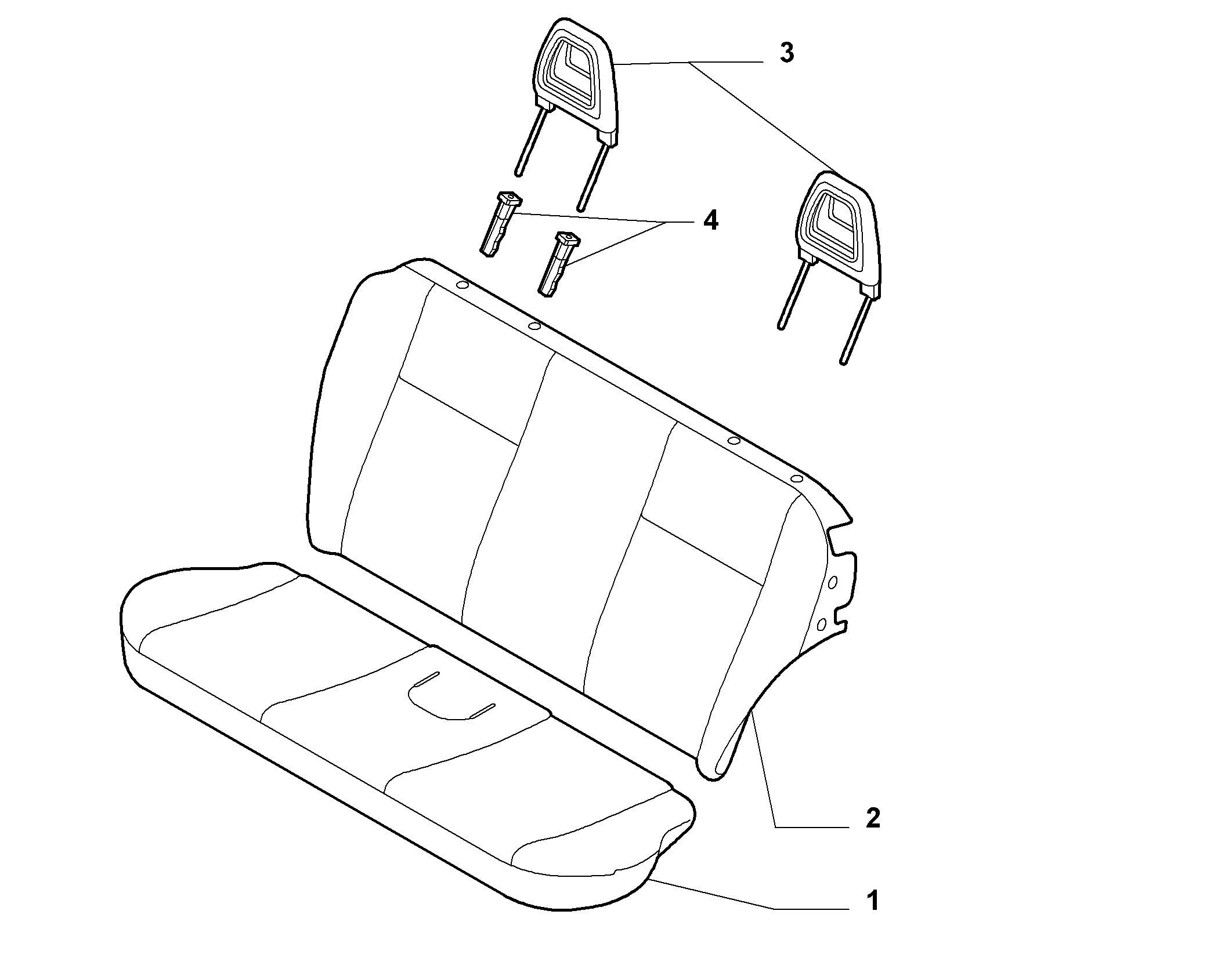 70615/23 REAR SEAT LINING