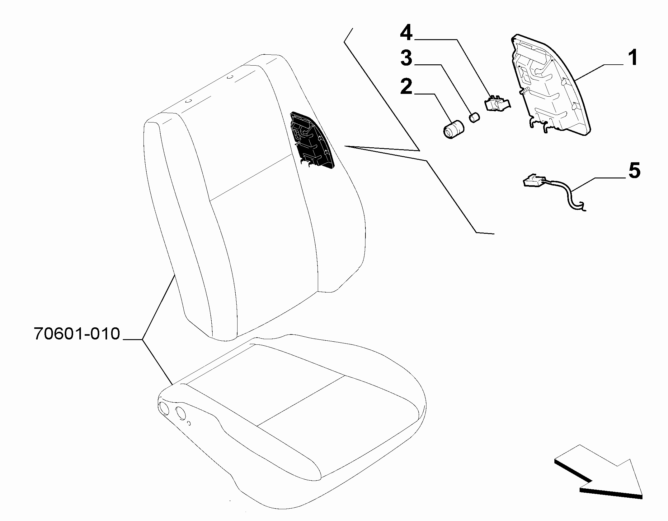 55508-040 FRONT SIDE BAG
