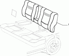 70615/00 REAR SEAT LINING