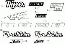 70715/00 ОБОЗНАЧЕНИЯ МОДЕЛИ 
