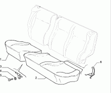 70613/01 REAR SEAT