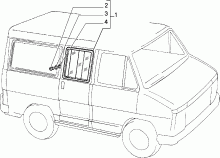 70137/00 СТЕКЛА ЗАДНИХ БОКОВЫХ ДВЕРЕЙ