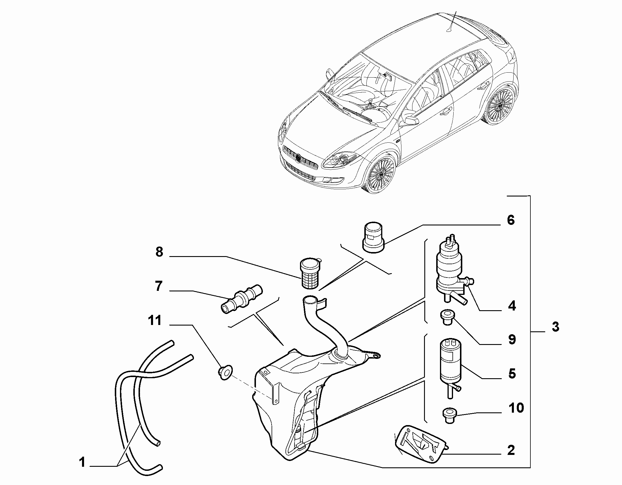 55514-030 WINDSHIELD WIPER RESERVOIR