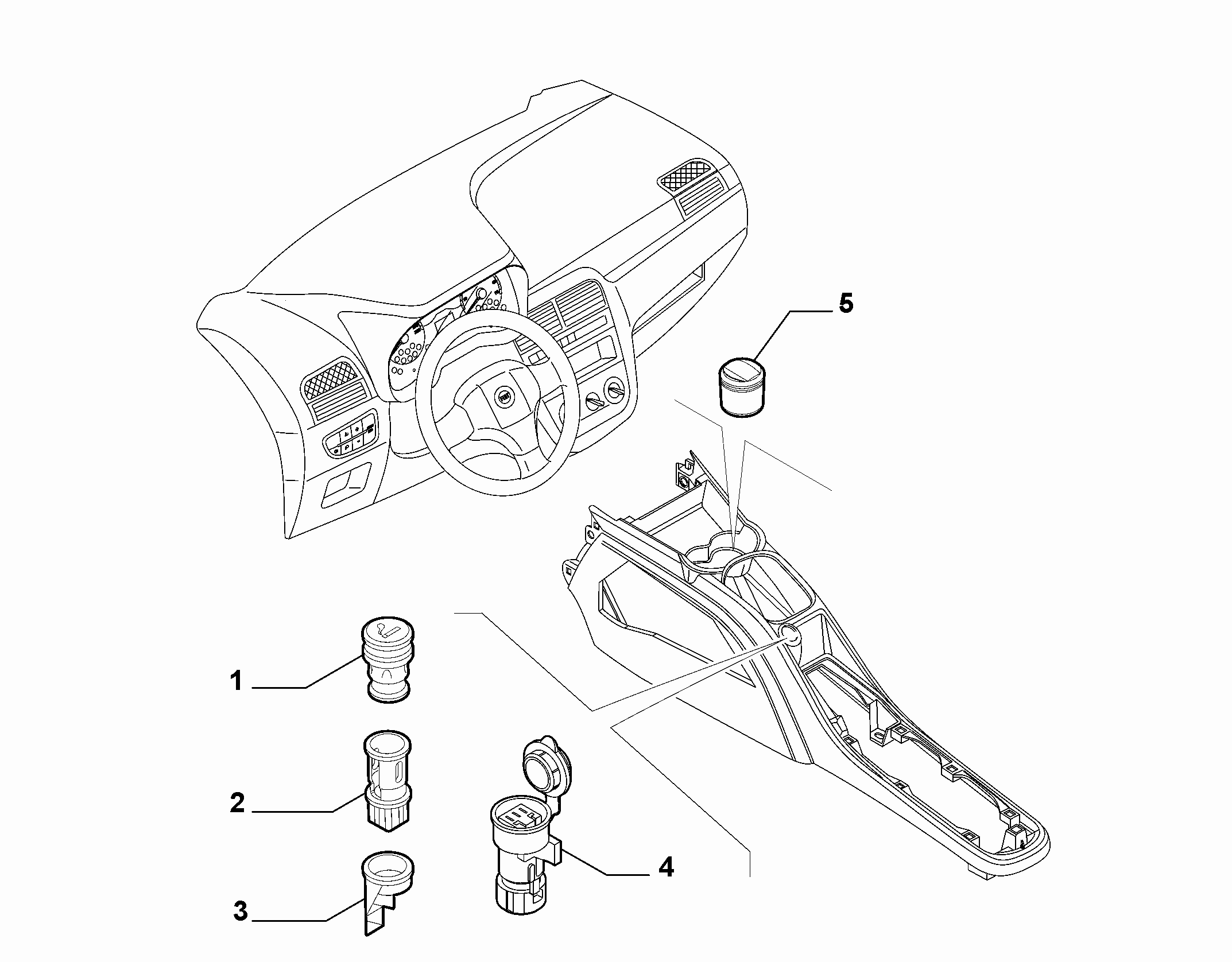 70504-030 ASHTRAY AND ACCESSORIES