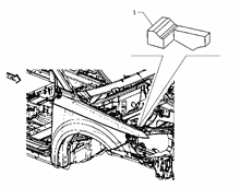 70101-020 TRUNK SPACE COVER ACCESSORY