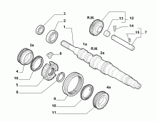 21215-010 PRIMARY SHAFT AND GEAR LEAD