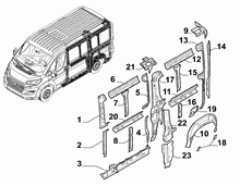 70004-010 REAR SIDE FRAME STRUCTURE