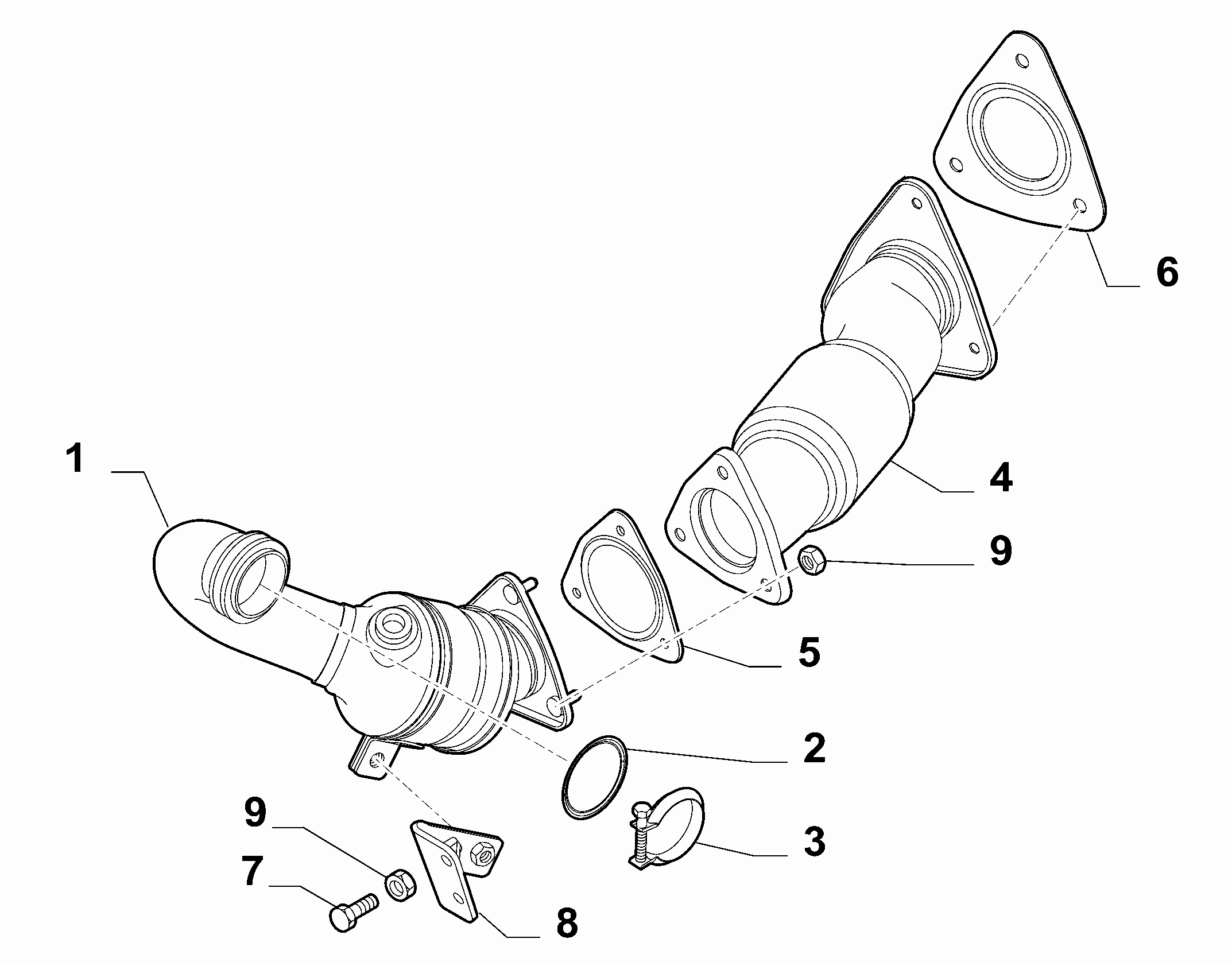 10258-010 FRONT PIPING