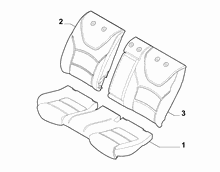 70613-010 REAR SET PADDING