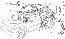 70004/00 КУЗОВ, РАМЫ (ЗАДНЯЯ ЧАСТЬ) 