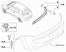 70727-020 REAR BUMPER CLAMPS