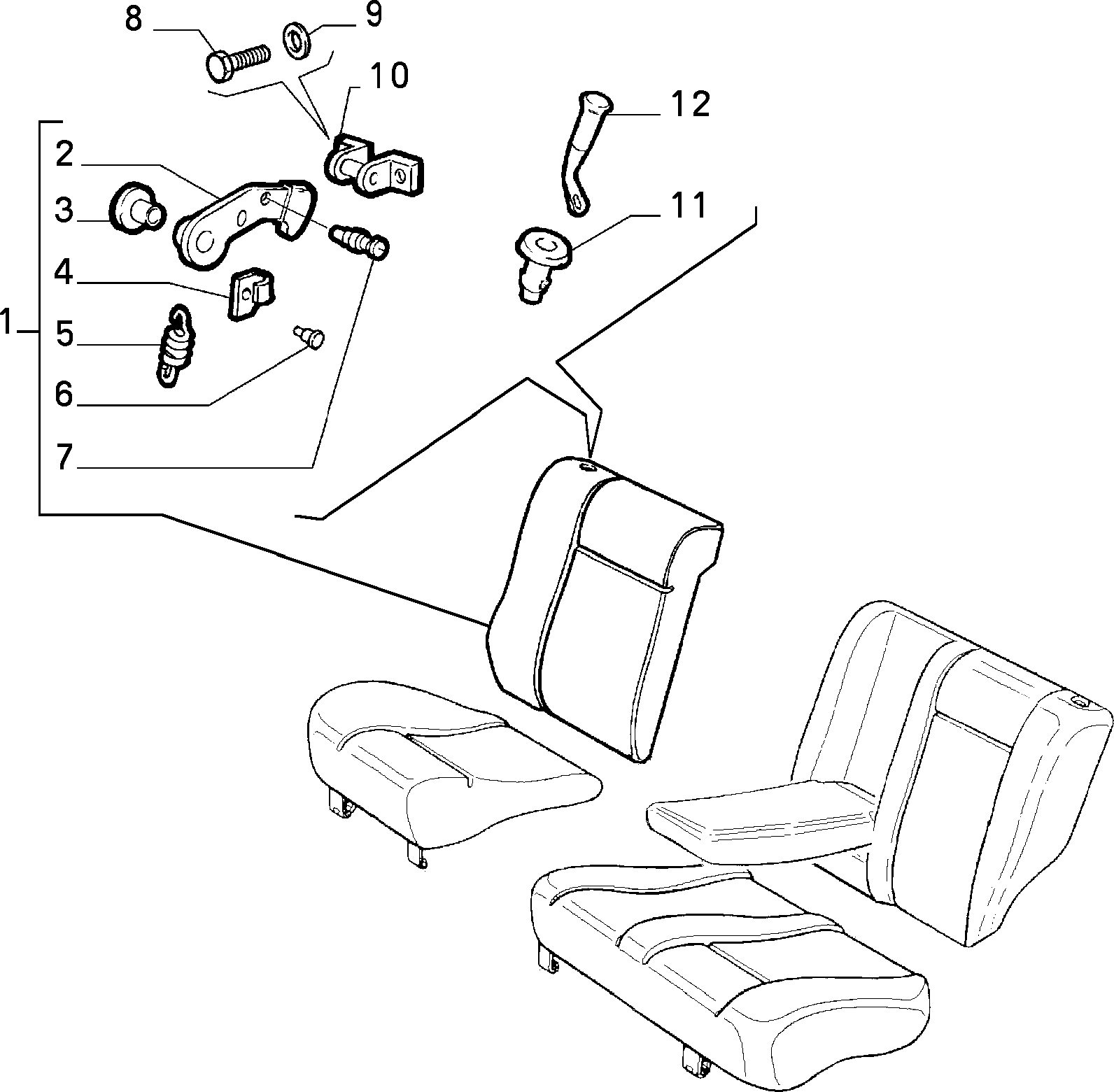 70613/02 REAR SEAT