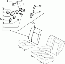 70613/02 REAR SEAT