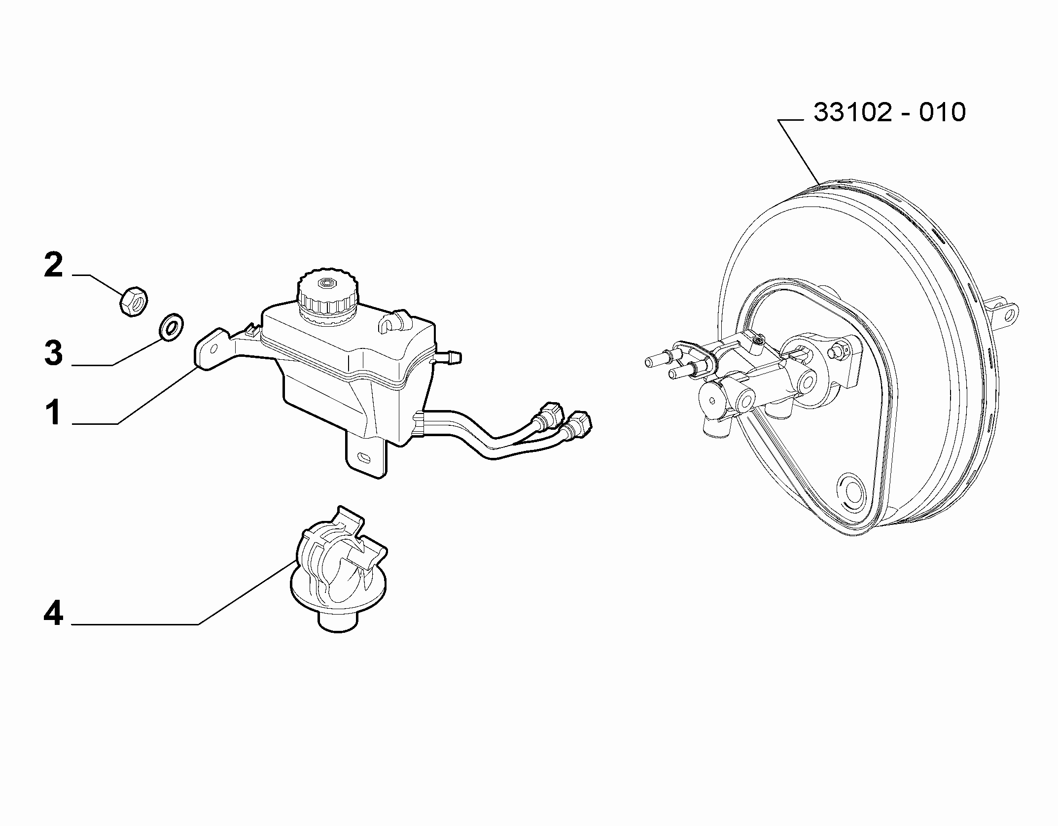 33102-020 BRAKE RESERVOIR