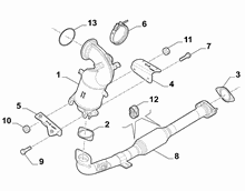 10258-010 FRONT PIPING