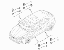 55527-040 CABLE SET FIXINGS ON MOVING PARTS