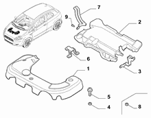 38115-040 ENGINE COVER