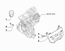 50101-020 HEATER/AIR CON
