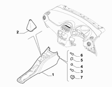 70504-010 SHAFT TUNNEL CONSOLE
