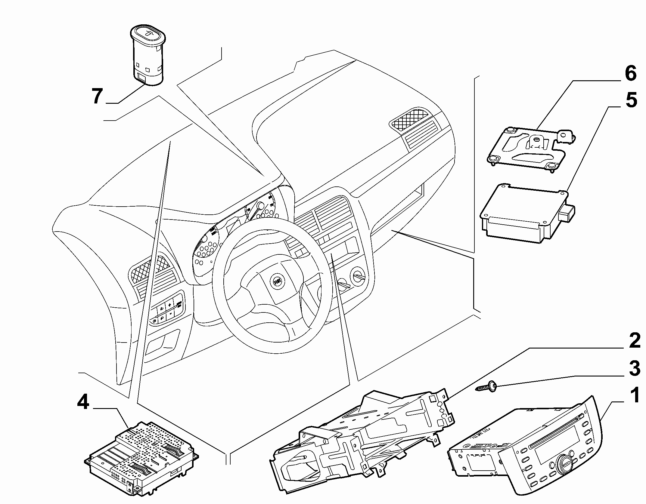 55521-010 RADIO AND AUTOMATED INFO DEVICE 