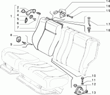 70613/02 REAR SEAT