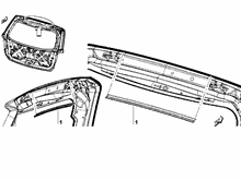 70525-040 DOOR COMPARTMENT GASKETS