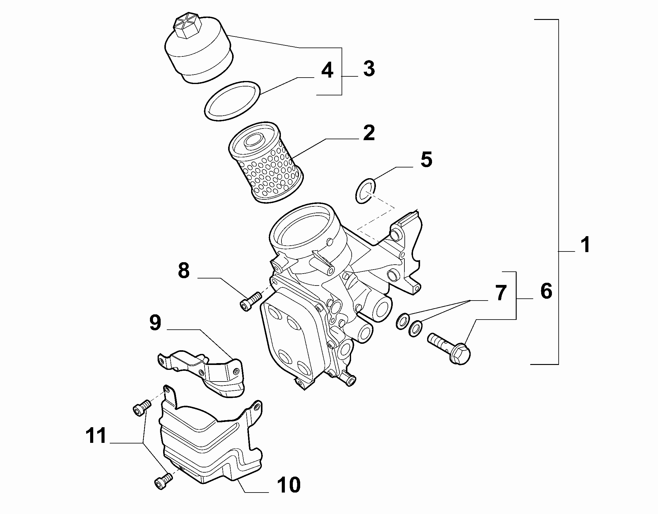 10301-040 OIL FILTER SUPPORT