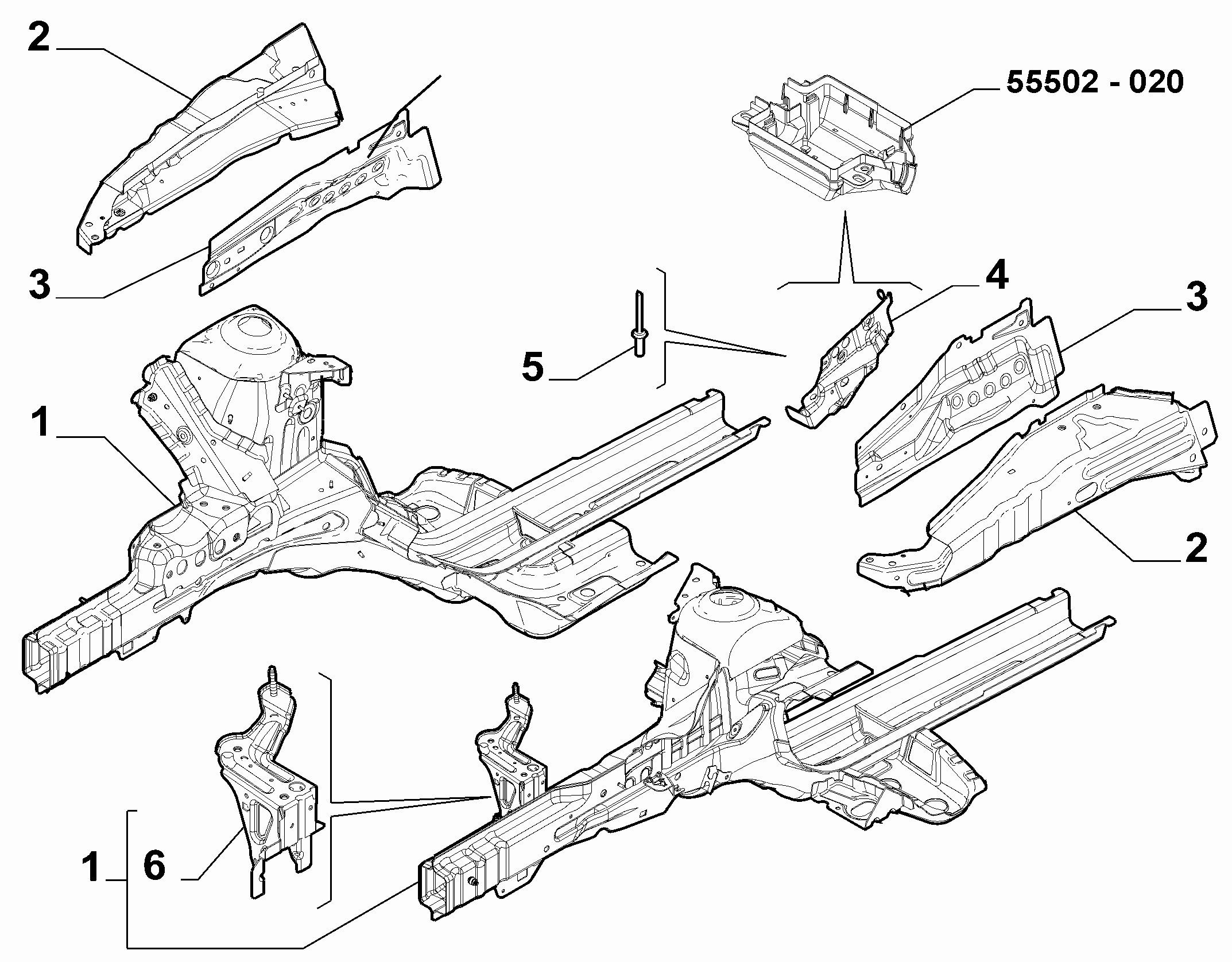 70002-020 FRONT STRUT