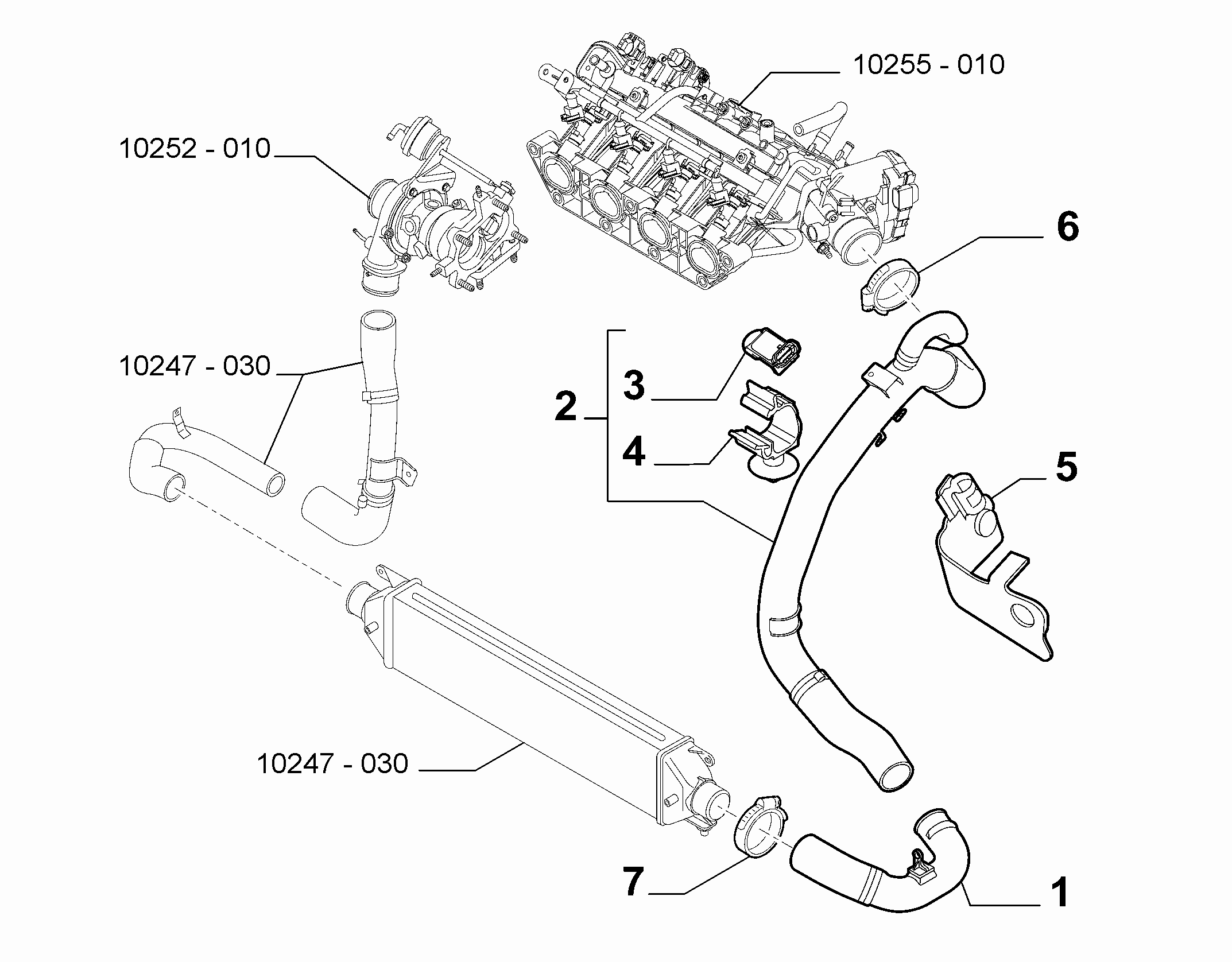 10247-020 COOLER PIPING SUCTION DUCT