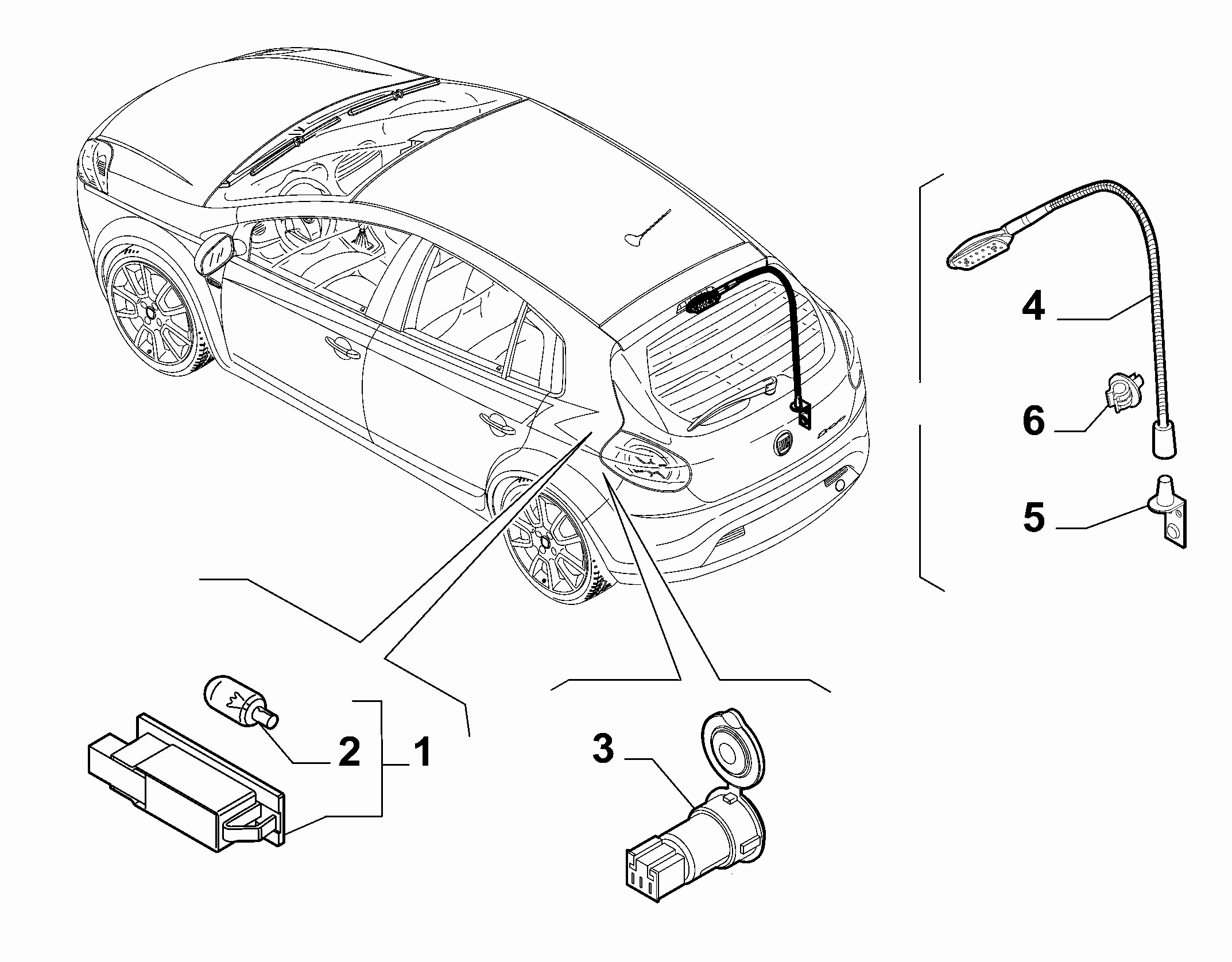 55402-030 TRUNK LIGHT