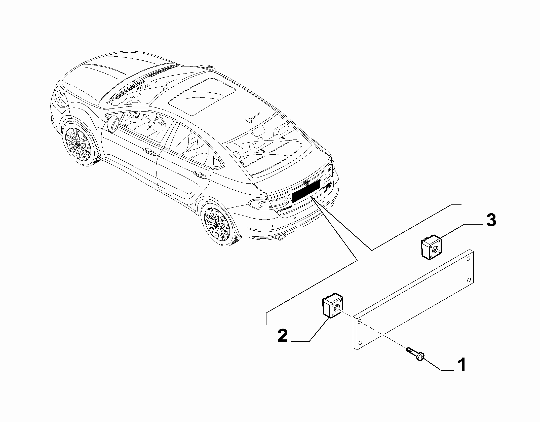 70727-040 REAR PLATE CLAMPS