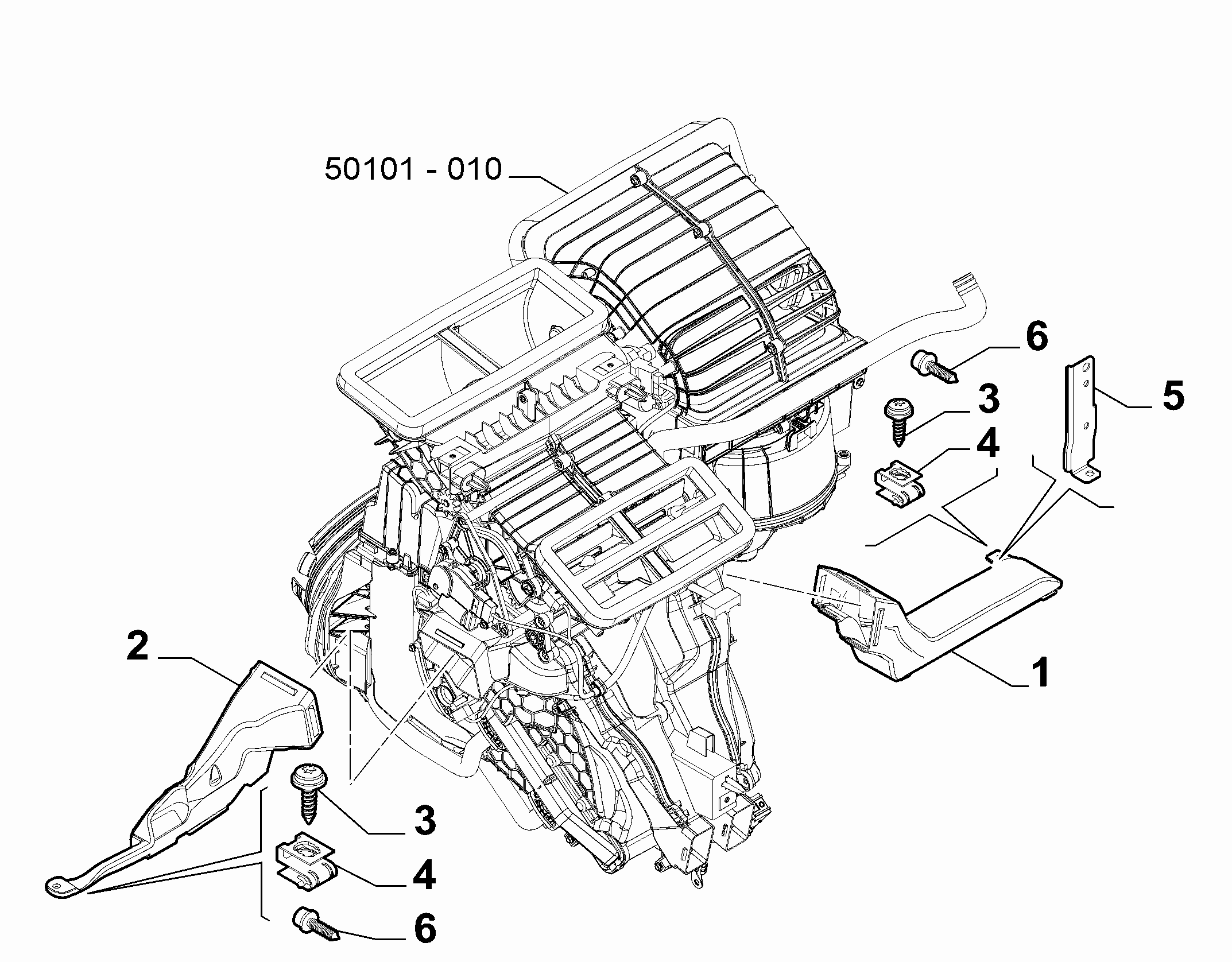 50101-060 FRONT AIR DUCT